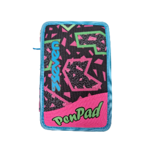 ASTUCCIO Seven® 3 ZIP PEN PAD - geometric girl